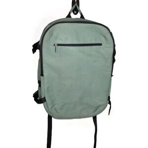 Open Story 35L Water Resistant Travel Backpack Green Expand Organize Compartment